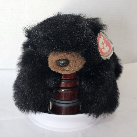 TY Baby Paws Brown Black Bear 12" Plush Stuffed Animal Vintage 👀 - Picture 11 of 15